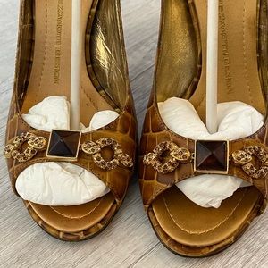 GIUSEPPE ZANOTTI VICINI Taz 90 Sandal high heels. Size 37.5.